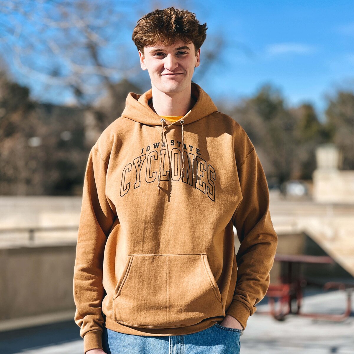 Champion® Iowa State Cyclones Brown Hoodie